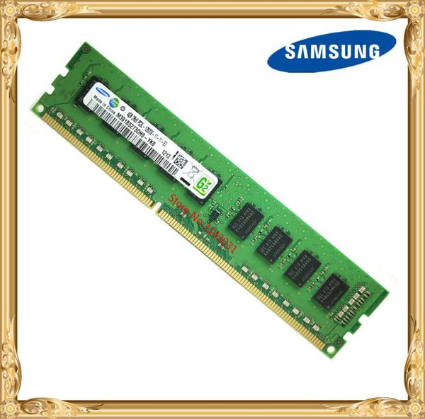 Rams Samsung DDR3 4GB Server Memory 1600MHz Pure ECC UDIMM 2RX8 PC3L12800E WorkStationstation Ram 12800 Unbuffered