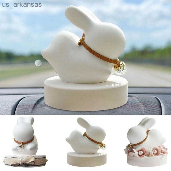 Carro Air Scownener Bunny Carra Fragrância Difusor Automotivo Perfume Aromaterapia Centro Difúcia Ornamentos Interiores do Carro para o Quarto em casa L230523