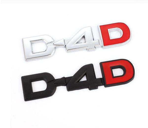 D4D D-4D Logo Car Sticker emblema Decal