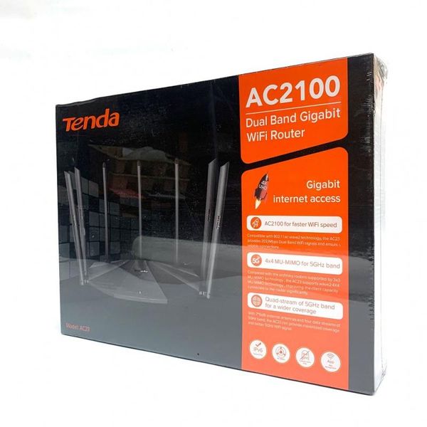 Router Englische Version Tenda AC23 AC2100M Wireless WiFi Router IPv6 Home Coverage App Control Extender Router