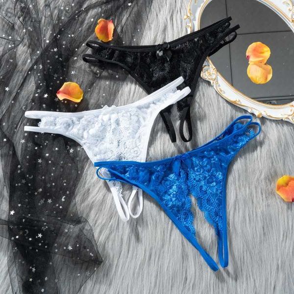 Kılavuz Külot Whpc G-Strings Seksi Kadın Erotik Külotu Dantel Erotik İç çamaşırı Açık Kasık Krokti Sıcak Satış Panty Dropshipping J230530