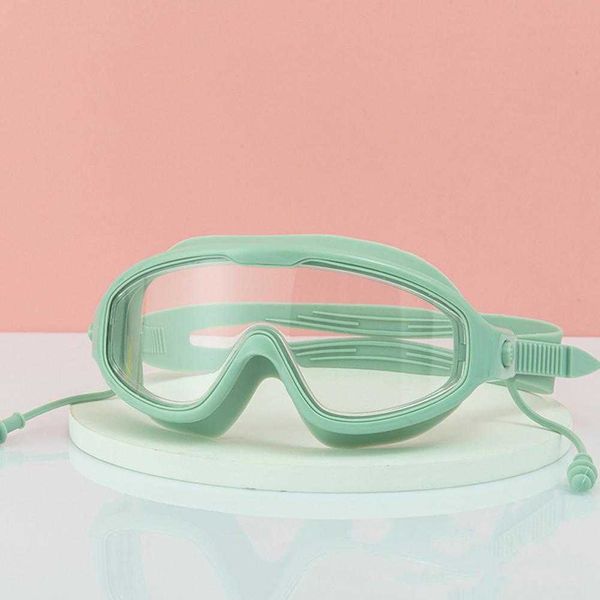 Goggles Anti-Scratch Plaging Goggs PC Материал Optical NSES 3D Fitting для взрослых спортивных плавания Goggs плавание стекла Водонепроницаемые AA230530