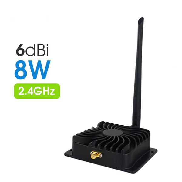 Yönlendiriciler EPAB003 2.4GHZ 8W 802.11n Kablosuz WiFi Sinyal Güçlendirici Tekrarlayıcı Kablosuz Yönlendirici için Geniş Bant Amplifikatörleri Kablosuz Adaptör