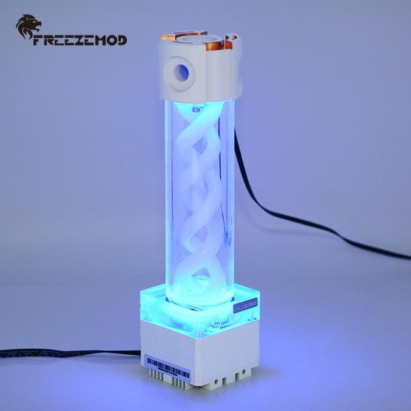 Raffreddamento FreezeMod Computer Raffreddamento PC Raffreddante Acqua REALE RGB Serbatoio dell'acqua della pompa aura PWM PWM Controllo Testa di controllo 4 metri Flusso 800L.PUBFS6MB