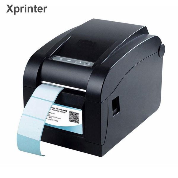 ПРИНТЕРЫ высококачественный тепловой штрих -код принтер 20 мм80 мм наклейка на стикер бумаги может распечатать QR -код не нужны чернила