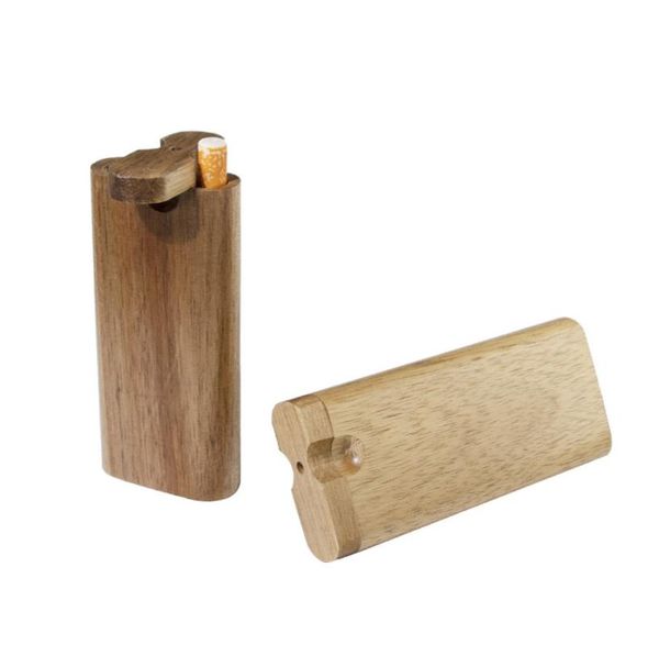 Pipe da fumo Pipa da fumo in ceramica popolare, scatola da fumo in legno, materiale in legno vario