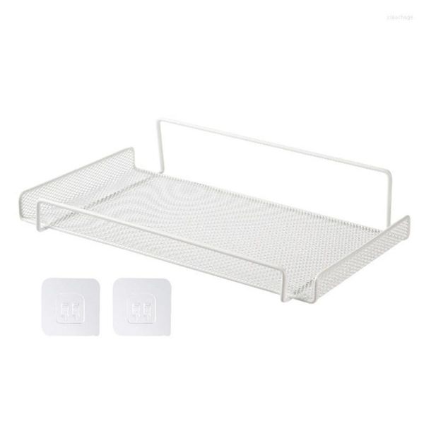 Scaffale a parete con ganci per router wireless WiFi TV Box Set Top Storage Rack