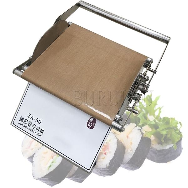 Máquina de corte manual para rolos redondos redondos de sushi Máquina de moldagem de sushi