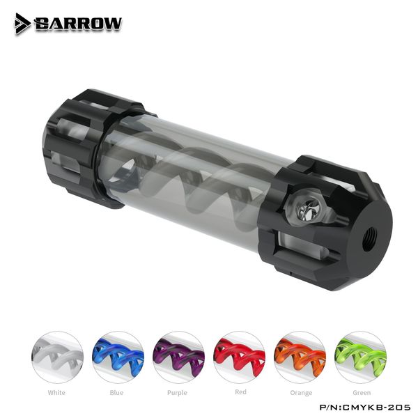 Carriola di raffreddamento 205/255 mm x 50 mm a doppia elica TVIRUS TVIRUS CILINDRICA COPERTÀ DI RESPRESAZIONE SOLOVATO SISTEMA LIGHT ARGB PMMA+COPERCHIO NERO ALLUMINUME