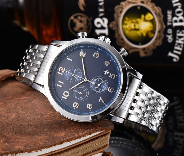 BB01 Boss Watch Swiss Mens Watches All Dial Work Chronograph Quartz Movemes Watches для мужчин дизайнер ремней из нержавеющей стали водонепроницаемые часы