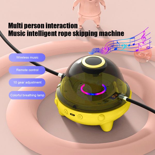 Pump cordas Máquina de ignição elétrica Controle remoto Inteligente Smart Automatic Ride Machine Máquina de Pular Pessoal Multi Person Home Fitness 230530