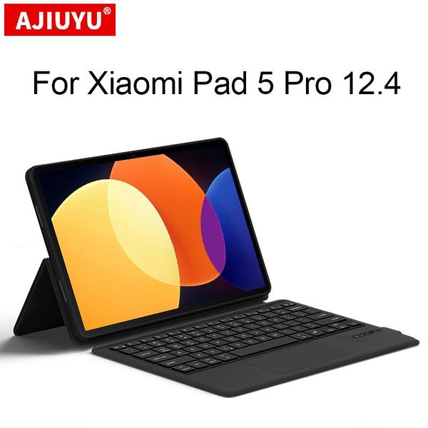 Caixa de teclado de teclados para Xiaomi Pad 5 Pro 12,4 polegadas 2022 Mipad 5 Pro 12,4 