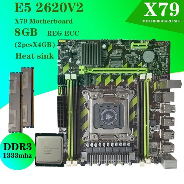 CPUS X79 Motherboard Memory Comput Combinate Комбинация XEON E5 процессор CPU Server Reg ECC DDR3 RAM 2PCS X 4GB = 8 ГБ/2PCS X 8GB = 16 ГБ 1333 МГц