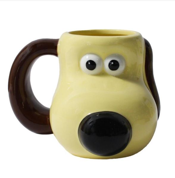 Tasses Style mignon chien Café Tasse À Thé Cadeaux Gadgets Créatif en trois dimensions grande capacité tasse à eau maison couple tasse mignon cadeau d'anniversaire