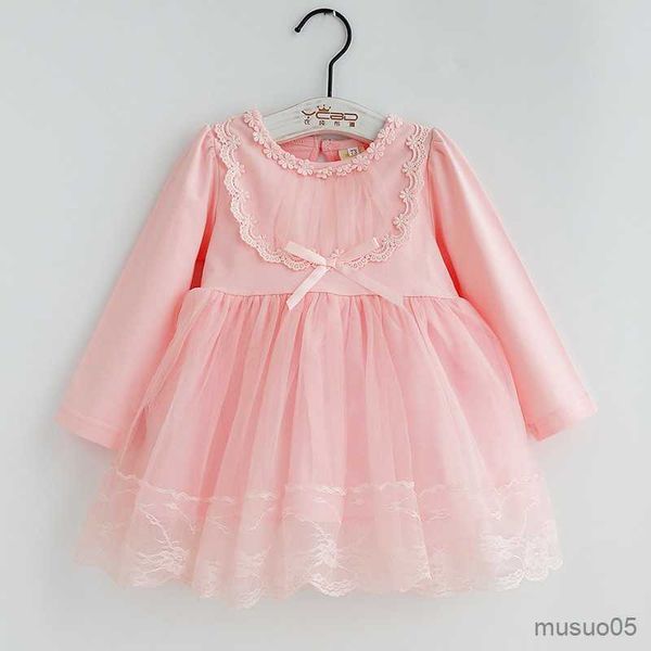 Vestidos para meninas Vestido para meninas Vestido de outono para meninas Vestido para crianças Roupas para crianças Vestido de baile branco amarelo