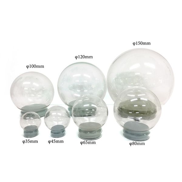 Objets décoratifs Figurines Cadeau promotionnel 45/65/80100/120 mm de diamètre bricolage Verre vide Globe de neige en vitre de balle Crystal Mariage Mariage de Saint-Valentin 230530