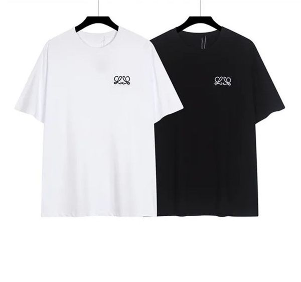 Homens camisetas Oversized Mens Designer Camisetas Peito Carta Laminada Impressão Manga Curta Bordado Camisa de Fitness Verão Tops de Algodão