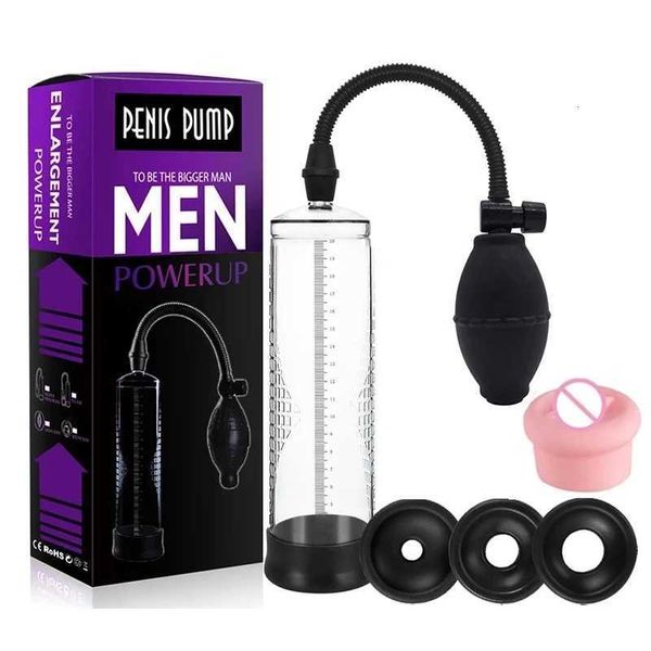 Sex Spielzeug Massagegerät Effektive Penis Pumpe Vergrößerung Vakuum Männer Spielzeug Erhöhen Länge Enlarger Männliche Zug Erotische Erwachsene Sexy Produkt