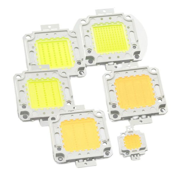 Alta potência COB Led Chip Led Contas Fonte de luz 30MIL 35MIL 45MIL 10-50W 100W Diodo 6500K 4000K 3000K Lâmpada Contas para Holofote Holofote DIY Iluminação