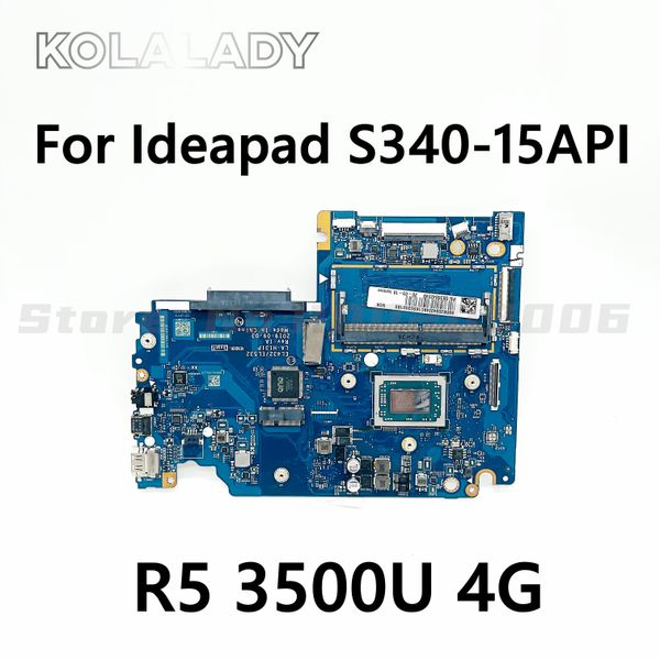 Motherboard für Lenovo IdeaPad S34015API Laptop Motherboard EL432/ EL532 LAH131P W/ CPU R5 3500U 4G RAM FU 5B20S42250 5B20S42249 100% Test