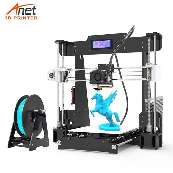 Scannen von ANET A8 3D -Drucker FDM DIY Kit Impresora 3D Prusa i3 Open Source Gut für 3D -Drucklerner und Herstellerstudie