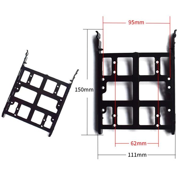 Adattatori Plastica HDD SSD Montaggio Adattatore Adattatore per Adattatore interno Desktop Dual Desktop Adattatore Desktop Desktop a doppio Disco