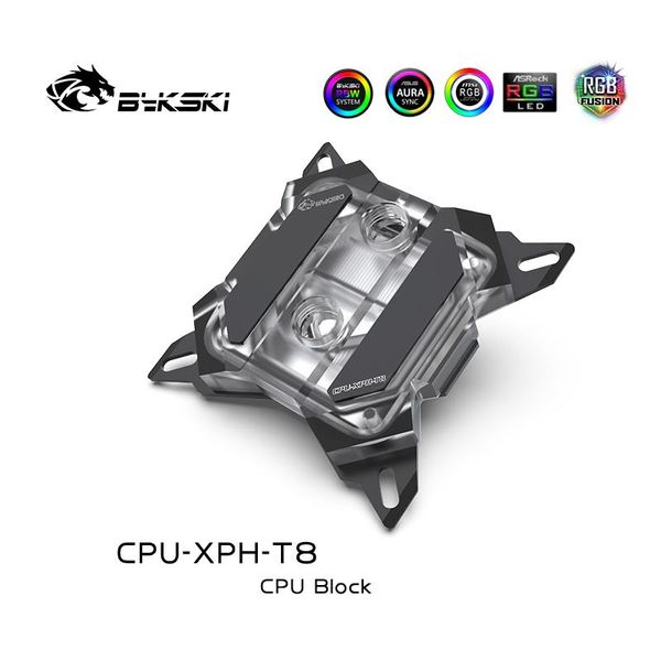 Freveling Bykski Blocco acqua CPU per Intel LGA1700 1151 1155 2011 x99 o AMD AM3 ASPORT ASSOGLIO /4PIN RGB /SNCY Motherboard CPUXPHT8