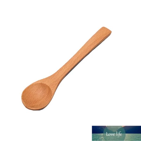 Großhandel Holz Runde Bambus Löffel Suppe Tee Kaffee Salz Löffel Marmelade Scoop DIY Küche Werkzeug Kinder Eis Geschirr Werkzeug