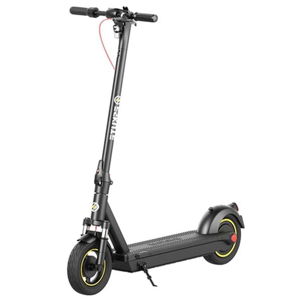 Eskute Max dobrável scooter elétrico 450w Motor 48V/12.5AH Bateria de 10 polegadas pneu contendo assento - preto