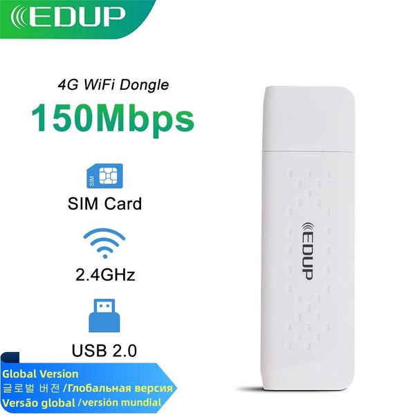 Router EDUP 4G WiFI Router Tragbarer WiFi 4G LTE Router USB -Stecker Play Indoor Outdoor Router Tasche Hotspot Car WiFi Route Global Version