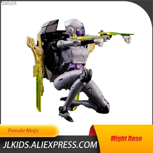 Аниме манга Розы Toys Transformation Arcee RT-02 Ninja RT02 K55 Экшн-фигура Робот KO Toy L230522