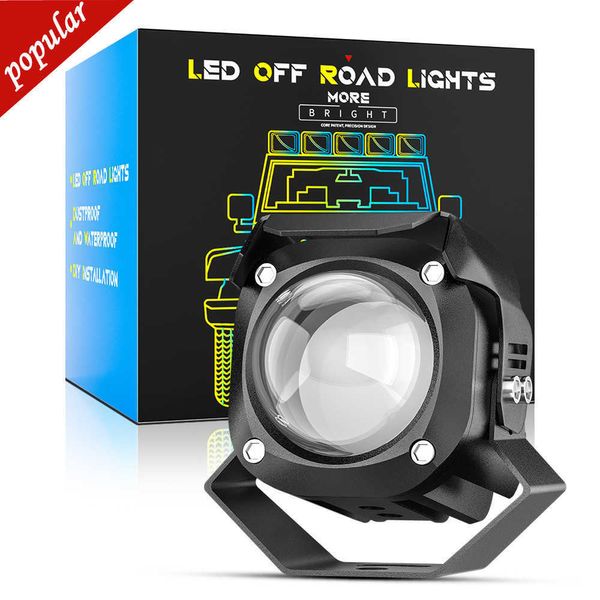 Novo moto spotlight car nevoeiro luz 15w farol modificado LED spotlight highlight lumin luz de nevoeiro auxiliar