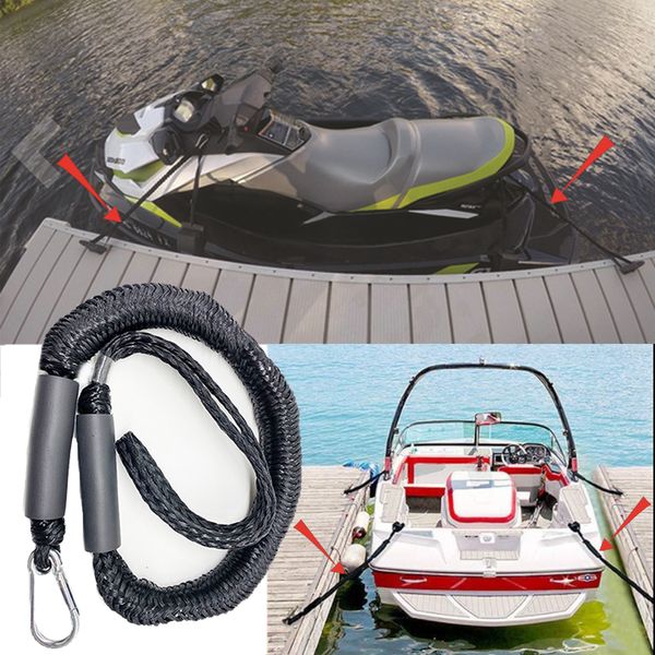Acessórios de caiaque Chegadas de barco de 4 pés de corda de corda de corda de bungee de bungee para inflatabele peixing boat jet ski pontão 230529