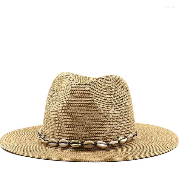 Berets Sommer Junge Mädchen Kinder Strohhüte Outdoor Sonnenschutz Strand Panama Kind Formale Jazz Hut Gorras Para Mujer