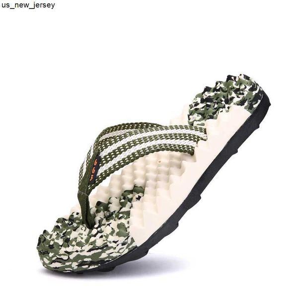 Pantofole Casual Nuove pantofole da massaggio per uomo Sandalo Piedi Terapia di digitopressione cinese Massaggiatore rotante per piedi Scarpe taglia 45 J230530