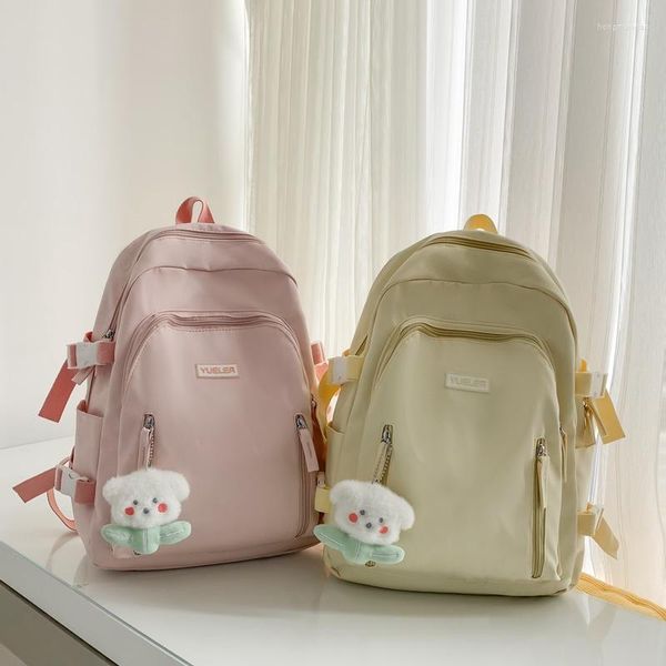 Bolsas de armazenamento estudantes do ensino médio mochila macia mochila de alta capacidade de grande capacidade