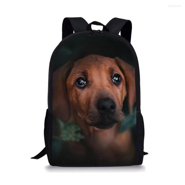 Школьные сумки милая собачья принт книжная сумка для мальчиков девочки Детские рюкзаки для подростков детские книга школьная сумка для школьного плеча сумки для плеча на плечо