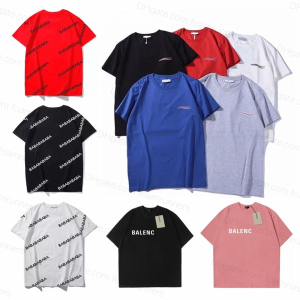 Erkek Tişörtleri Yaz Tişörtlü Kılıf Tasarımcı Moda İçin Günlük Tasarım Erkekler Üstler Luxurys Mektup Pamuk Çiftleri Yuvarlak Hip Hop Paris Kadın Tshirts Boyutu S-5XL