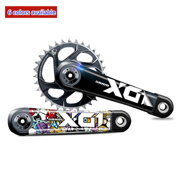 Bike Grupsets Mountain X01 Krank Sticker AM DH Çıkartma Stickers SRAM CRANKSET 230530 için Aksesuarlar