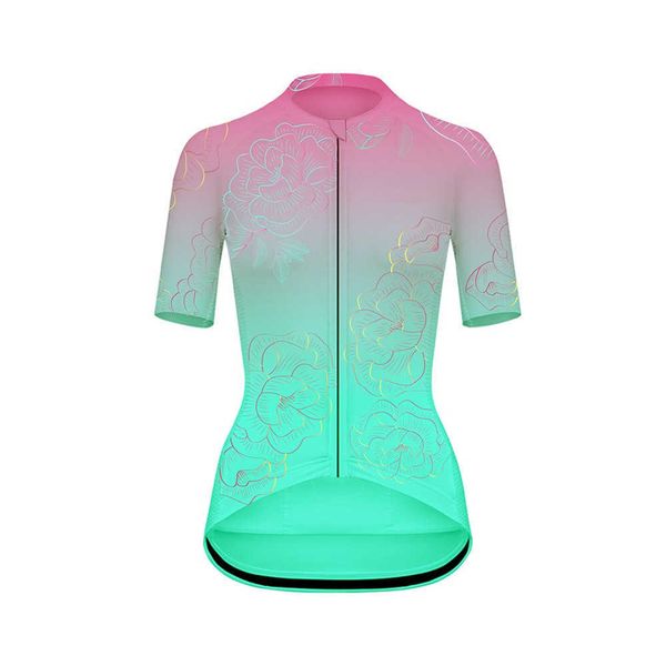 Camisas de ciclismo Tops Camisa de verão respirável e justa para downhill Camisa de manga curta para bicicleta de estrada Ropa Ciclismo camisa de ciclismo profissional P230530