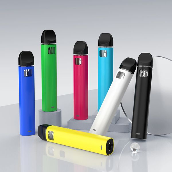 Penna monouso Vape Pod Foaio MN2 senza bottoni 500mAh Ricarica batteria Pod in ceramica da 2 ml per olio denso