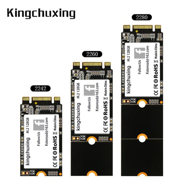 Приводит в движение KingChuxing SSD M2 NGFF 32GB 64GB 128GB 256GB 2242 2260 2280 Внутренний твердый привод жесткий диск HD для настольного компьютера для ноутбука для ноутбука