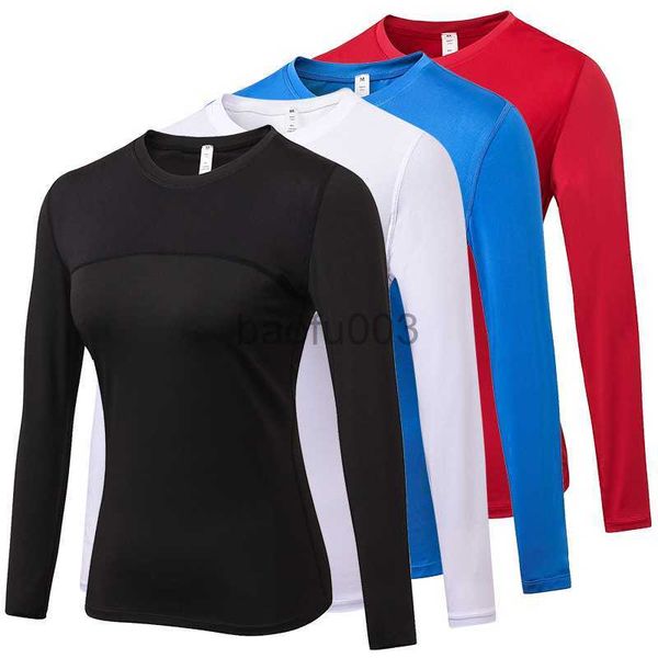 T-shirt feminina feminina esporte tsshirt longa fitness skinny sexy rashguard treino camiseta para mulheres roupas esportivas coragem camisa de manga longa j2305