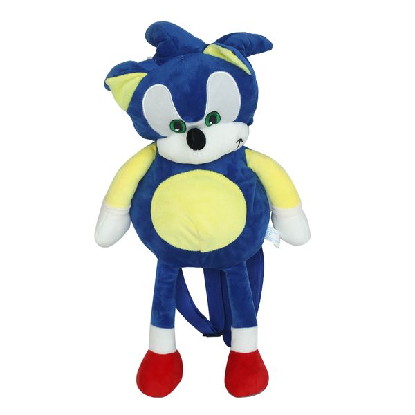 Оптовая еда ежа Sonic Plush Cartoon рюкзак мобильный телефон милый родительский рюкзак рюкзак подарок на день рождения