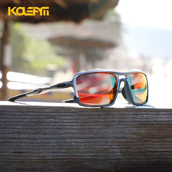 Sonnenbrille KDEAM Hohe Qualität Unzerbrechliche TR90 Polarisierte Sonnenbrille UV400 Männer Platz Sport Sonnenbrille Marke Driving Shades 2020 Mit Box L230523