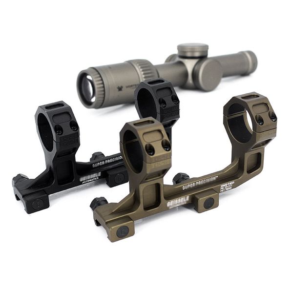 Alta qualidade GE 1,93 Polegada Altura Precisão AR15 Rifle Scope Picatinny Rail Mount 30mm Ring Rifle Acessórios Com Marcação Original DDC E Cor Preta Em Estoque