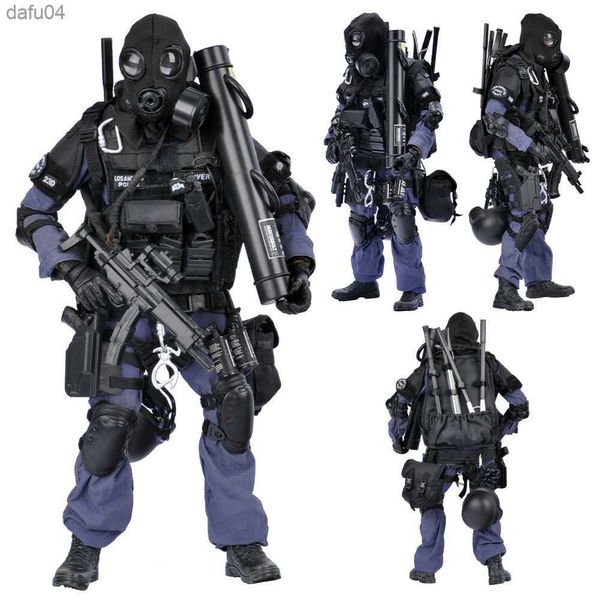 Аниме Манга 1/6 Шкала SAS CRW TOOM SWAT TOY FIGURES 11,8 дюйма 30см ПВХ -фигура Модель нарушителя с оружием аксессуаров детские игрушки для мальчиков L230522