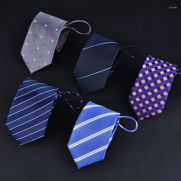 Noeuds papillon Cravate d'affaires pour hommes 7 48cm Cravate à glissière 1200 Aiguille Twill uni Couleur unie Facile à tirer Cadeaux pour hommes Designers Mode