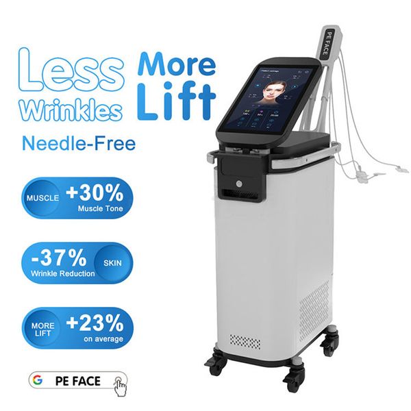 Macchina EMS magnetica ad alta intensità Attrezzatura PEface RF Muscolo facciale Stimolante Lifting facciale Rimozione delle rughe Strumento di bellezza per il rafforzamento della pelle