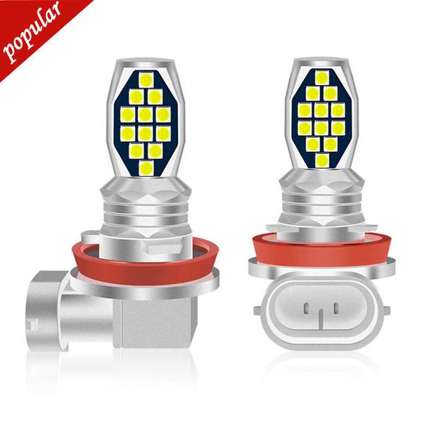 Nuovo 2x NUOVO H11 H8 9006 HB4 HB3 H16 HB3 9005 PSX24W PSX26W P13W Fendinebbia per auto super luminoso Day Driving Running Light 12V 6000K Bianco